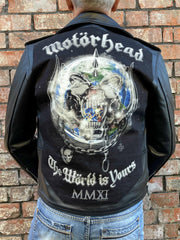 Metalworks Motorhead 'The World Is Yours' Leather Jacket
