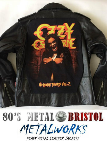 Metalworks Ozzy Osbourne 'No More Tours 2' Leather Jacket