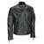 80's Metal Black Diamond 'Warrior' Leather Jacket.