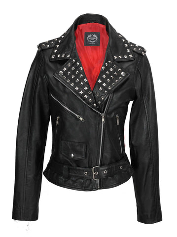 80's Metal Rock Chick 'Rockstar' Leather Jacket