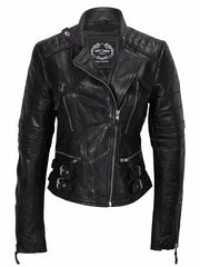 80's Metal Rock Chick 'Rocker' Leather Jacket