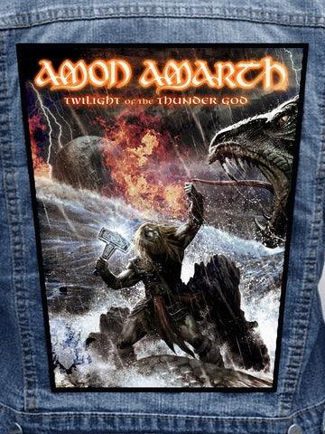 Amon Amarth - Twilight of the Thunder God Metalworks Back Patch