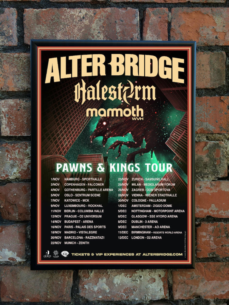 Alter Bridge close the European Pawns And Kings Tour on a high