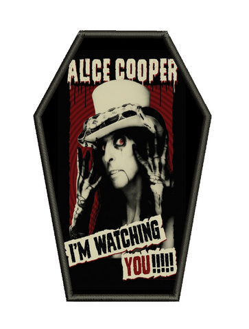Alice Cooper - I'm Watching You Metalworks Back Patch