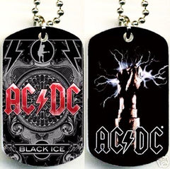 AC/DC - 'Black Ice' Metalworks Dog Tag.