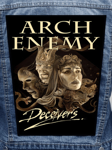 Arch Enemy - Deceivers Metalworks Back Patch