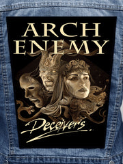 Arch Enemy - Deceivers Metalworks Back Patch