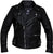 80's Metal Black Diamond 'Rocker' Leather Jacket