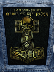 Black Label Society - Order Of The Black Metalworks Back Patch