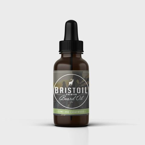 Bristoil Premium Beard Oil - Lime & Cedarwood