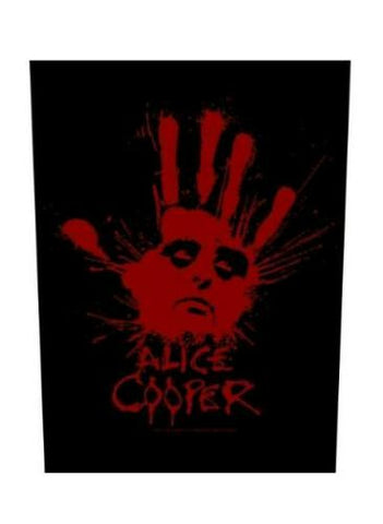 Alice Cooper - Splatter Hand Back Patch