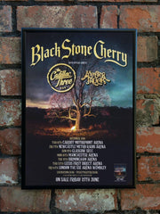 Black Stone Cherry 2018 'Family Tree' UK Tour Poster