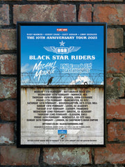 Black Star Riders 2023 UK Tour Poster