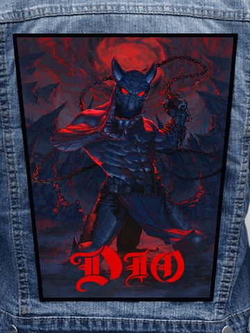 Dio - Devils Horns Metalworks Back Patch