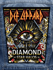 Def Leppard - Diamond Star Halos Metalworks Back Patch