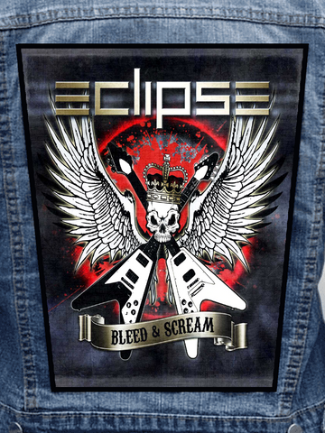 Eclipse - Bleed & Scream Metalworks Back Patch
