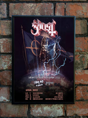 Ghost 2022 'Imperatour' European Tour Poster