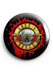 80's Metal Guns N' Roses Badge