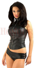 80's Metal Rock Bitch Leatherette Shorts