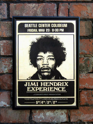 Jimi Hendrix Experience 1969 US Tour Poster