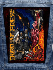 Burn The Priest - Burn The Priest Metalworks Back Patch