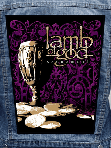 Lamb Of God - Sacrament Metalworks Back Patch