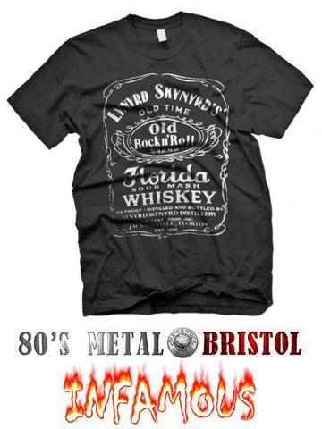 Lynyrd Skynyrd - Old Time Rock n' Roll Whiskey T Shirt