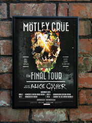 Motley Crue 2015 'The Final' UK Tour Poster