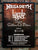 Megadeth & Lamb Of God 2015 UK Tour Poster