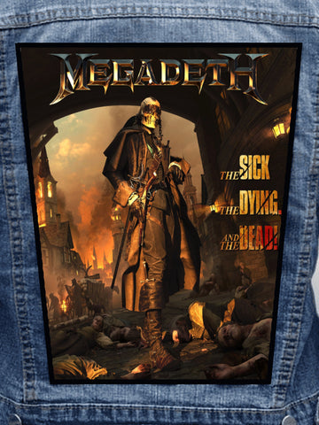 Megadeth - The Sick, The Dying And The Dead Metalworks Back Patch