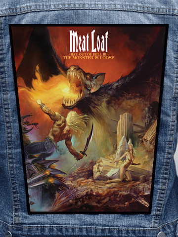 Meatloaf - The Monster Is Loose Metalworks Back Patch