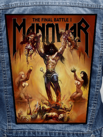 Manowar - The Final Battle Metalworks Back Patch