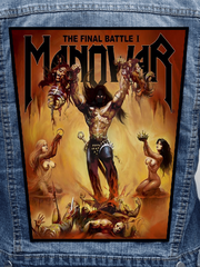 Manowar - The Final Battle Metalworks Back Patch