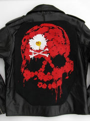 Metalworks Dead Daisies 'Red Skull' Leather Jacket