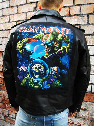 Metalworks Iron Maiden 'Final Frontier' Leather Jacket