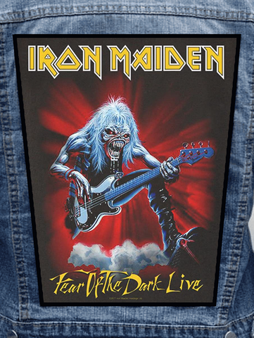 Iron Maiden - Fear Of The Dark Live! Metalworks Back Patch
