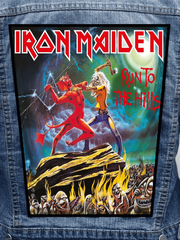 Iron Maiden - Run To The Hills Metalworks Back Patch
