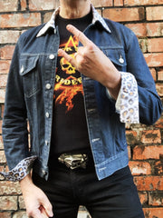80's Metal 'Renegade' Denim Jacket
