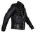 80's Metal Black Diamond 'Rocker' Leather Jacket