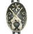 80's Glam - Silver Pistols Bootlace Tie