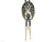 80's Glam - Silver Pistols Bootlace Tie
