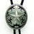 80's Glam - Silver Star Bootlace Tie