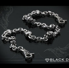Metalworks Black Diamond 'Sneering Skull' Wallet or Key Chain