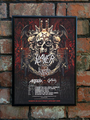 Slayer 2018 Farewell UK Tour Poster
