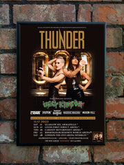 Thunder 2022 'Dopamine' UK Tour Poster