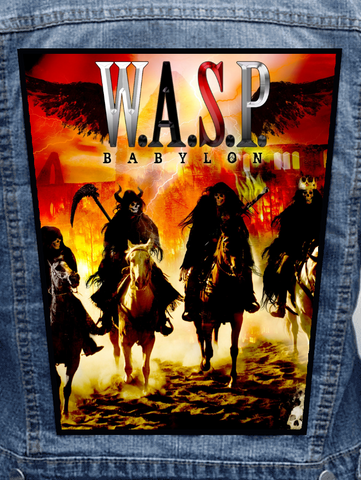 W.A.S.P - Babylon Metalworks Back Patch
