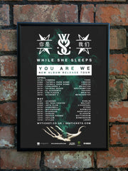 While She Sleeps 2017 'You Are We' UK Tour Poster
