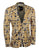80's Glam Gold & Blue Jacket